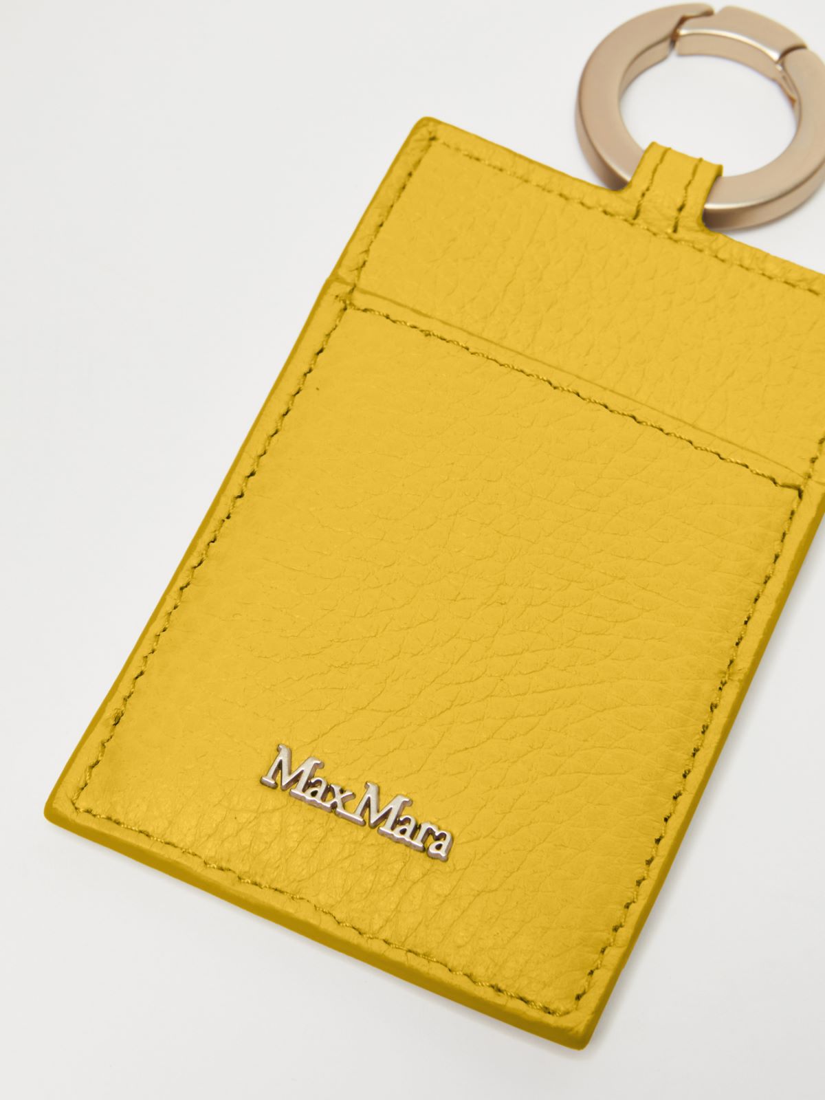 Deerskin badge holder - YELLOW - Max Mara - 2