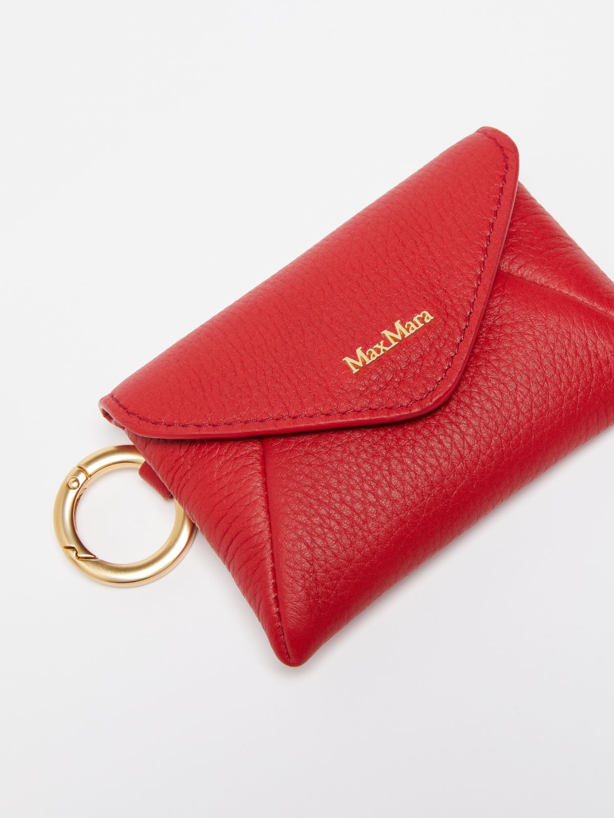 Kartenetui aus Wildleder - ROT - Max Mara - 2