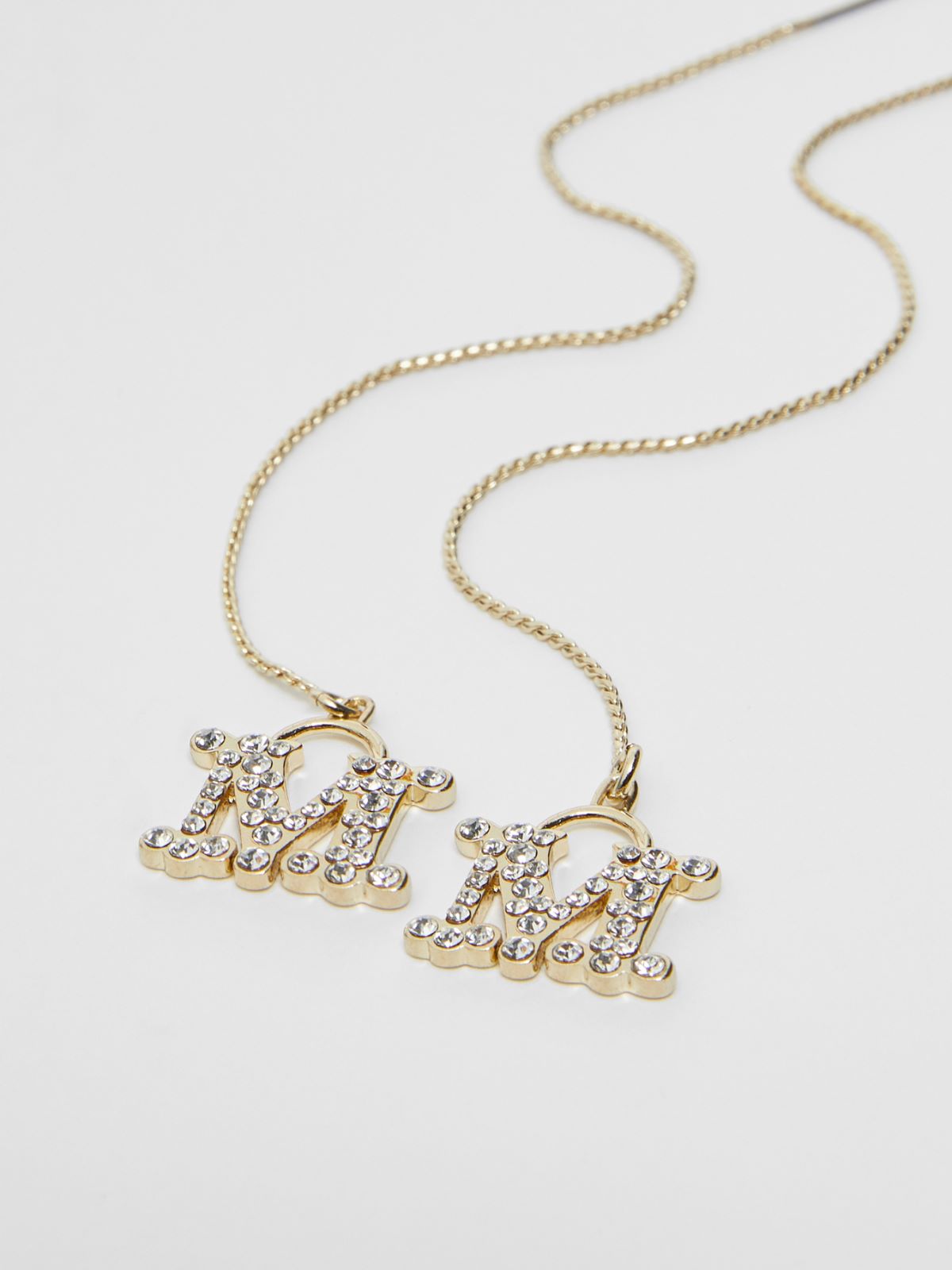 Earrings with Monogram pendant - CRYSTAL - Max Mara - 2
