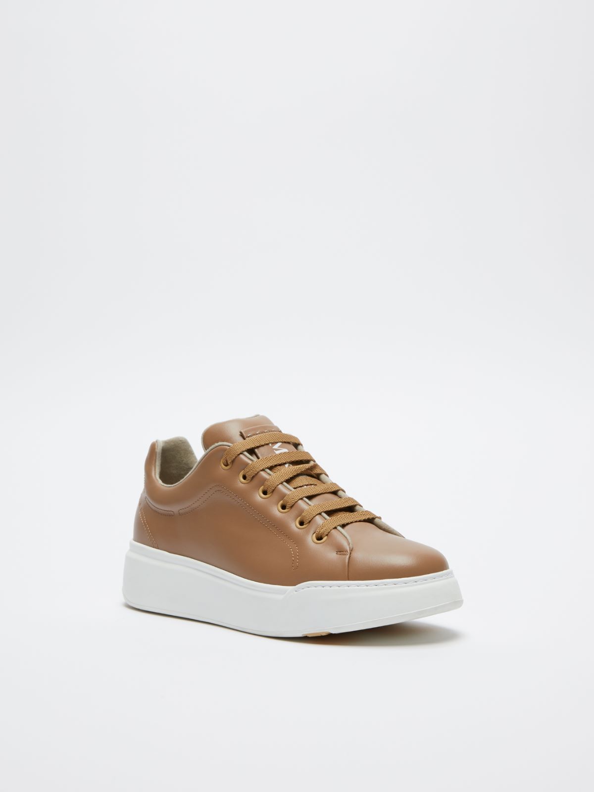 Leather sneakers - CAMEL - Max Mara - 2