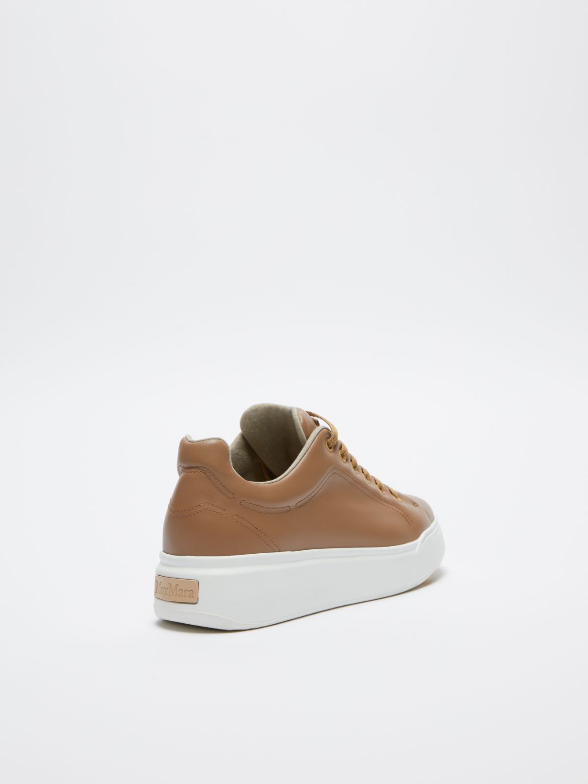Leather sneakers - CAMEL - Max Mara - 3