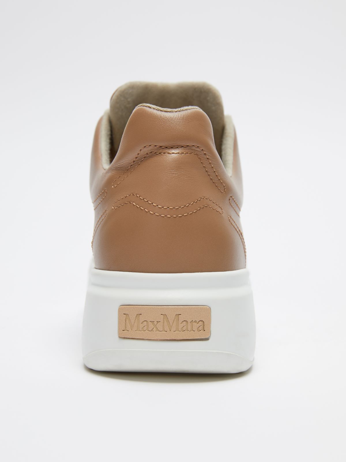 Leather sneakers - CAMEL - Max Mara - 5