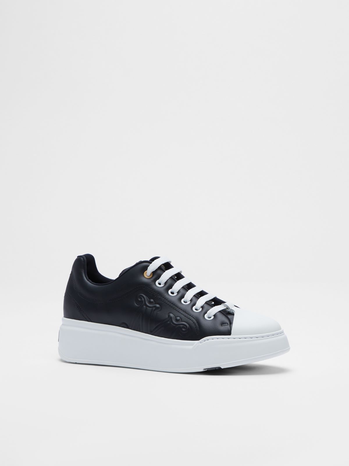 Leather sneakers - BLACK - Max Mara - 2