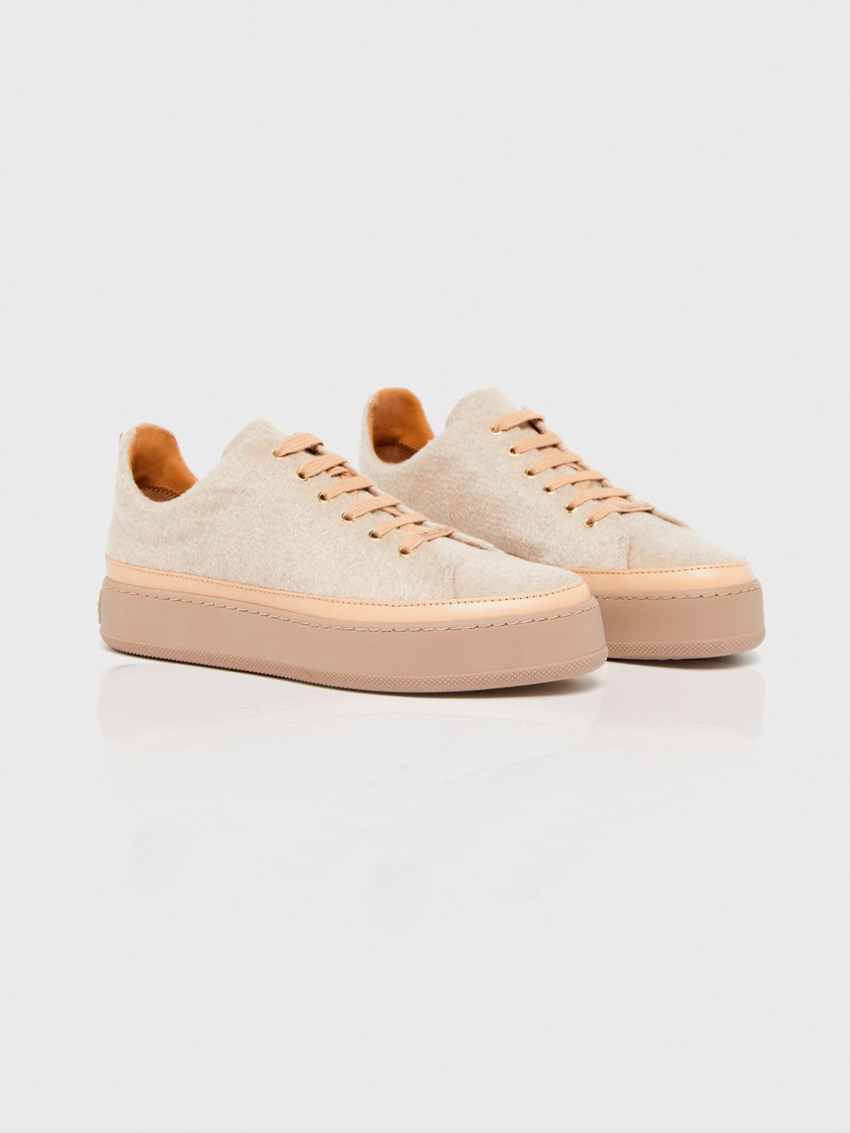 Cashmere sneakers - SAND - Max Mara - 2