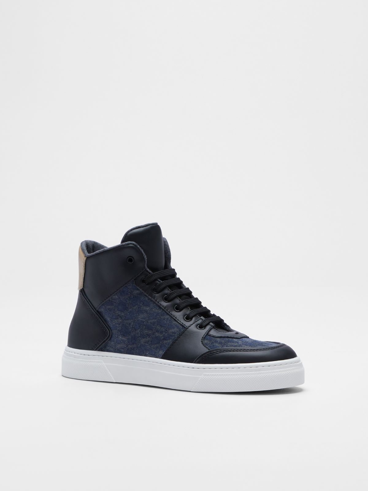 Split-leather and leather sneakers - ULTRAMARINE - Max Mara - 2