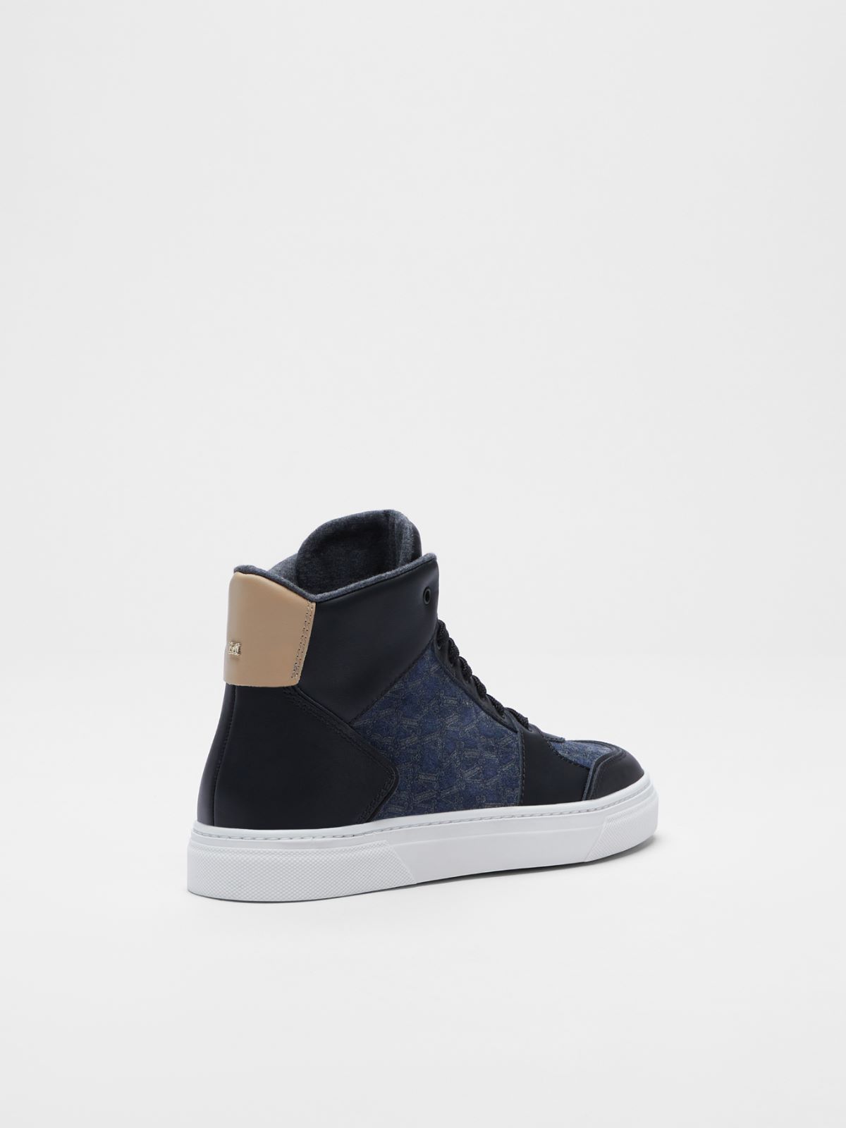 Split-leather and leather sneakers - ULTRAMARINE - Max Mara - 3
