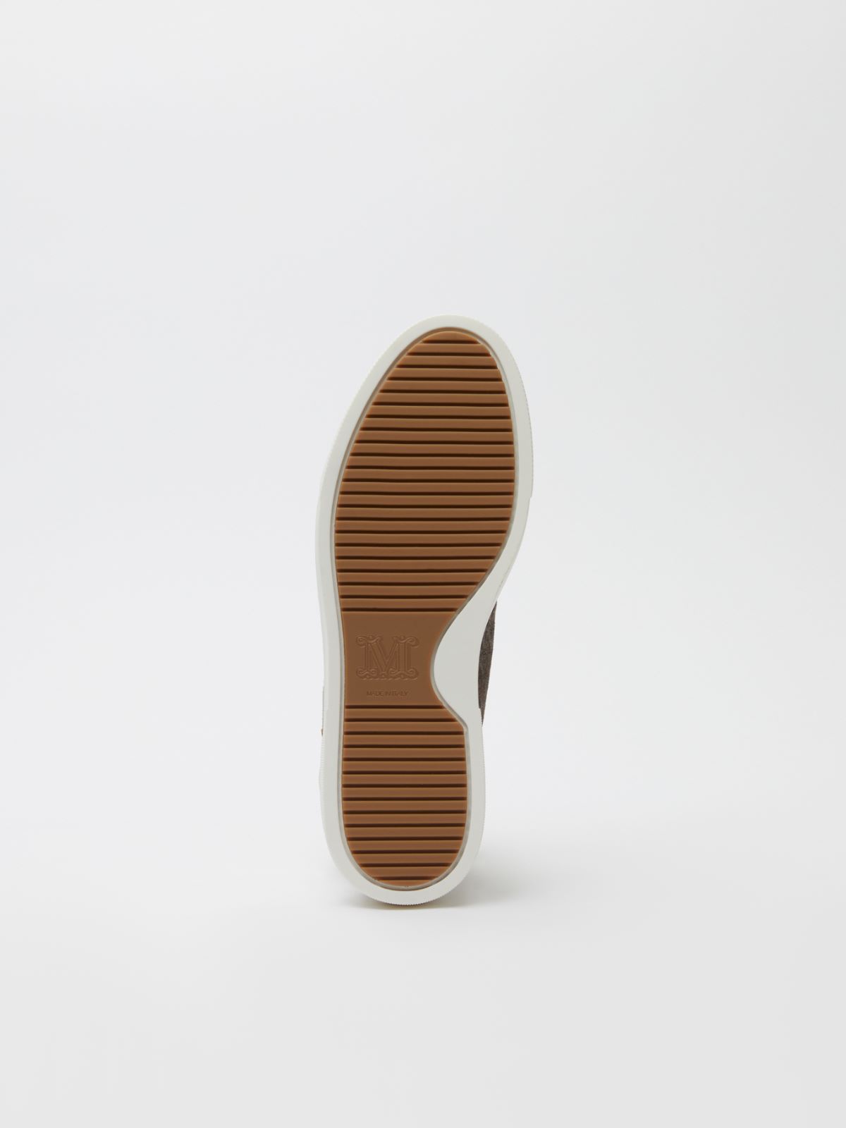 Split-leather and leather sneakers - CAMEL - Max Mara - 4