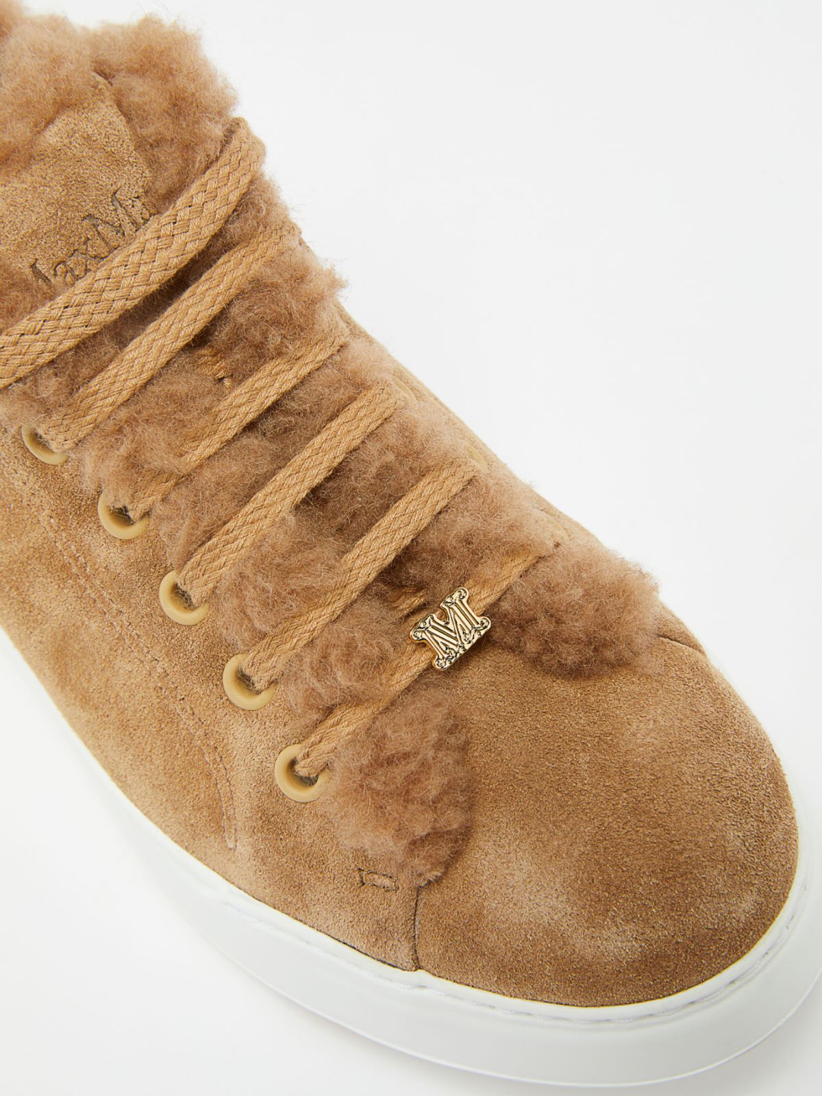 Sneaker aus Leder - KAMEL - Max Mara - 4