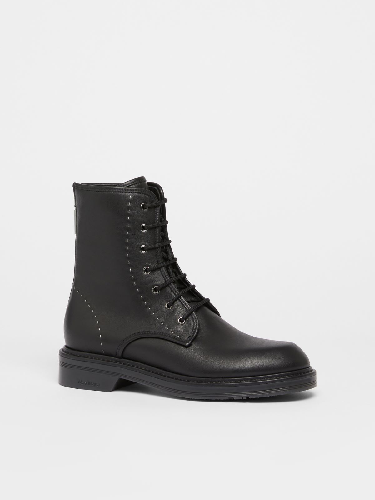 Leather ankle boots - BLACK - Max Mara - 2