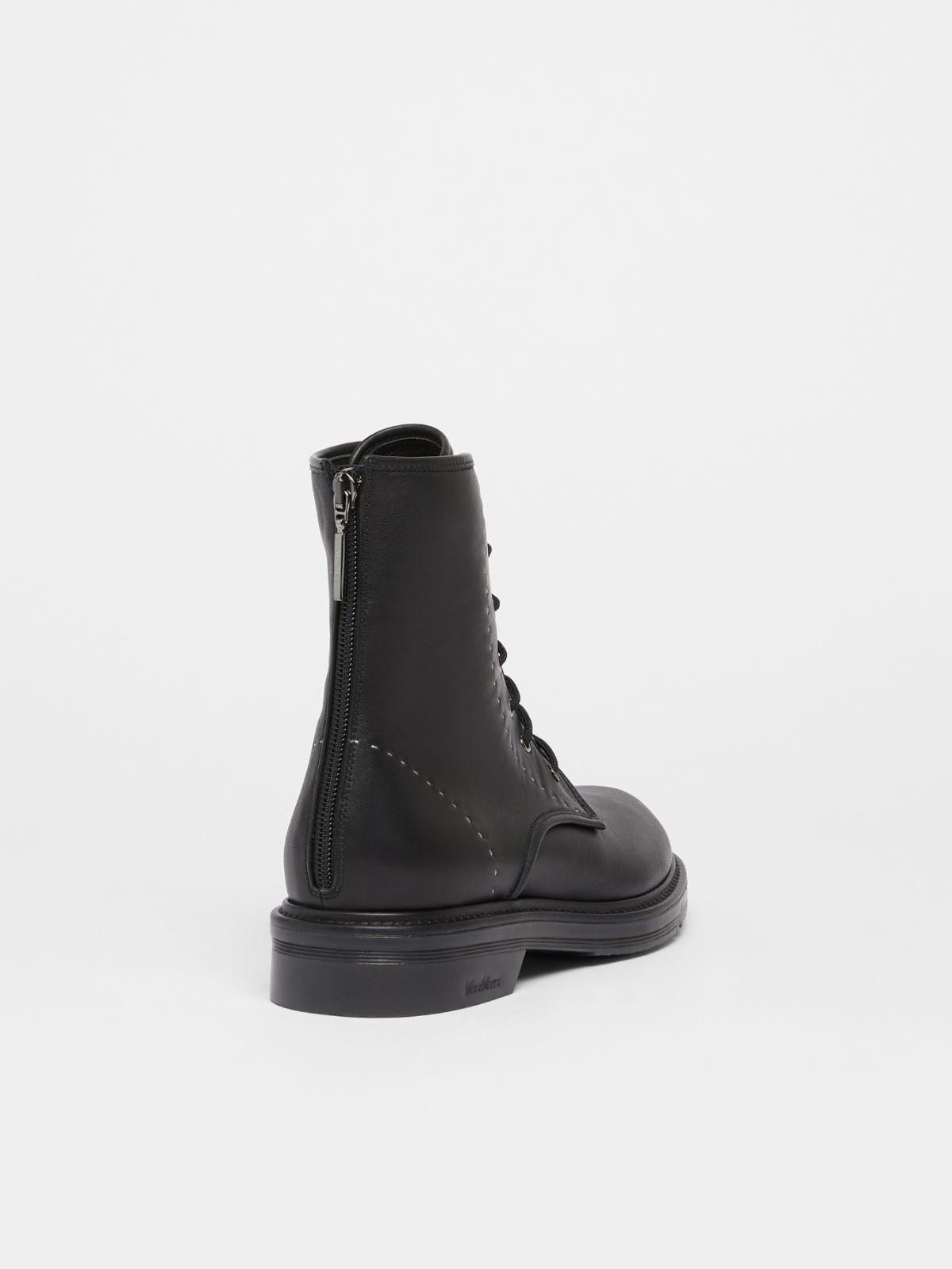 Leather ankle boots - BLACK - Max Mara - 3