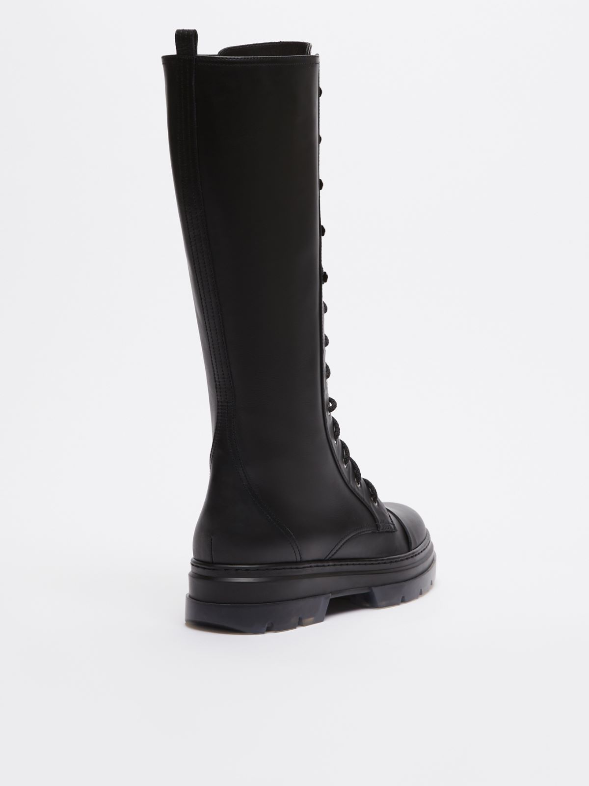 Lederstiefel - SCHWARZ - Max Mara - 3