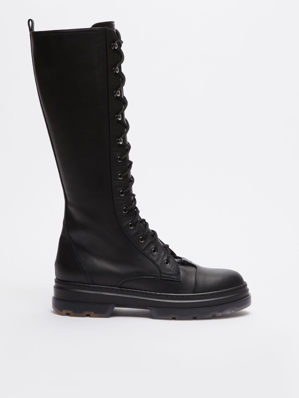 Lederstiefel - SCHWARZ - Max Mara