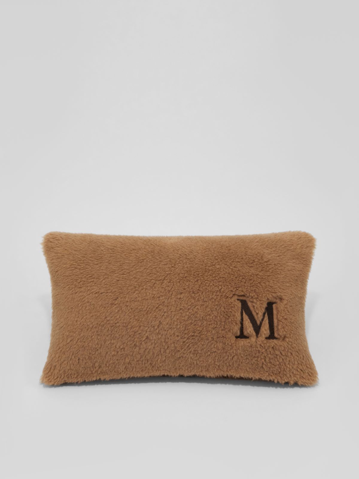 Teddy fabric cushion - CAMEL - Max Mara