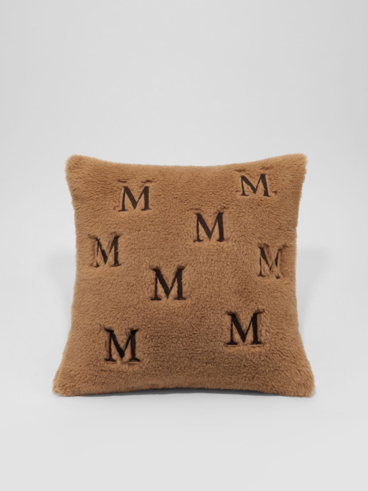 Teddy fabric cushion - CAMEL - Max Mara