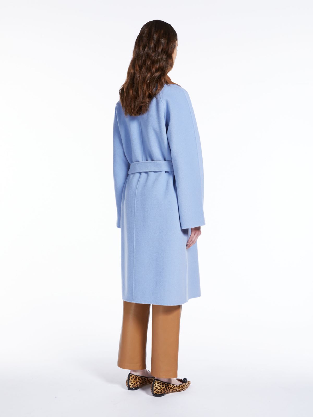 Wendemantel aus Wolle - HIMMELBLAU - Max Mara - 3