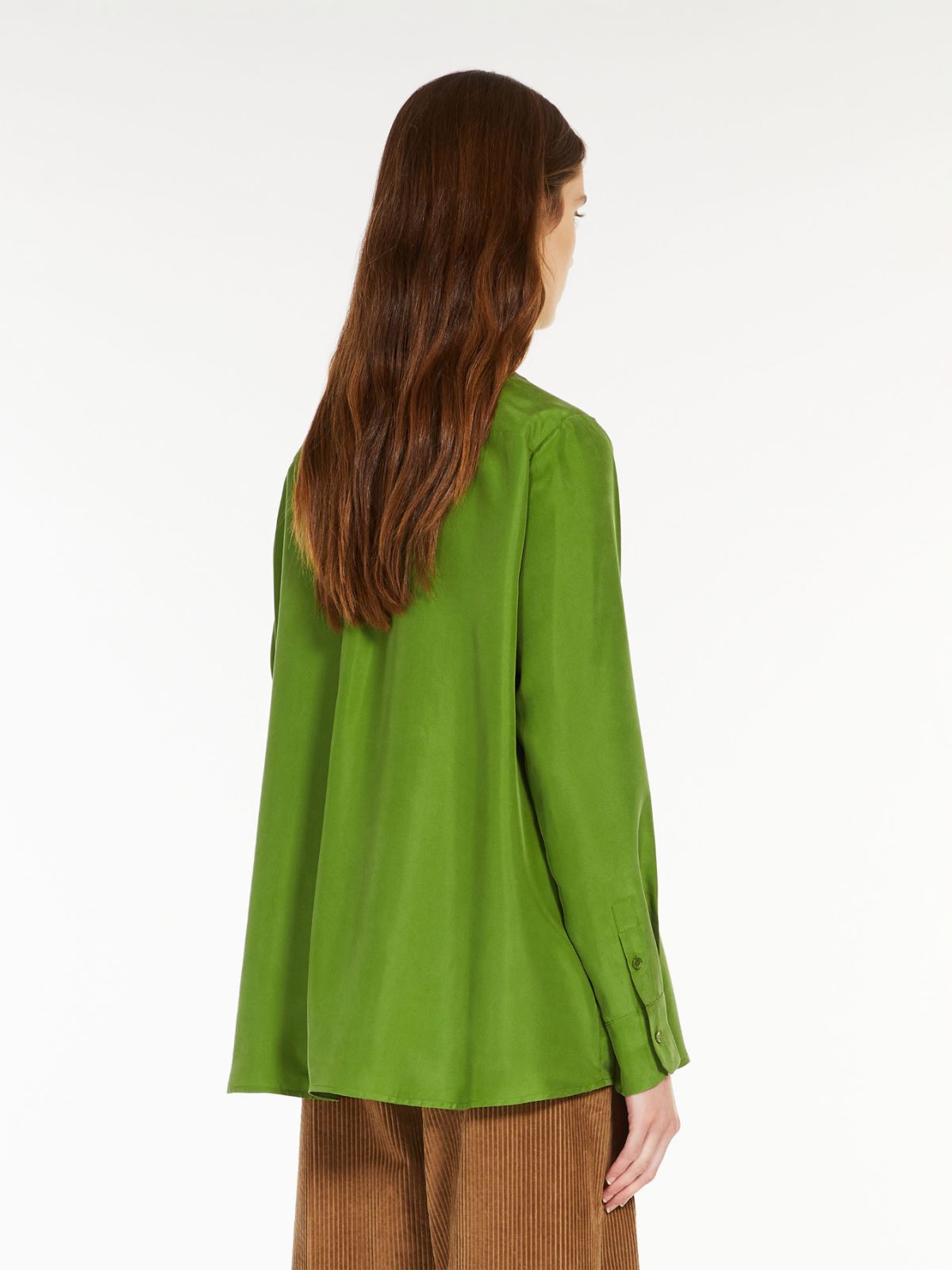Silk shirt - GREEN - Max Mara - 3