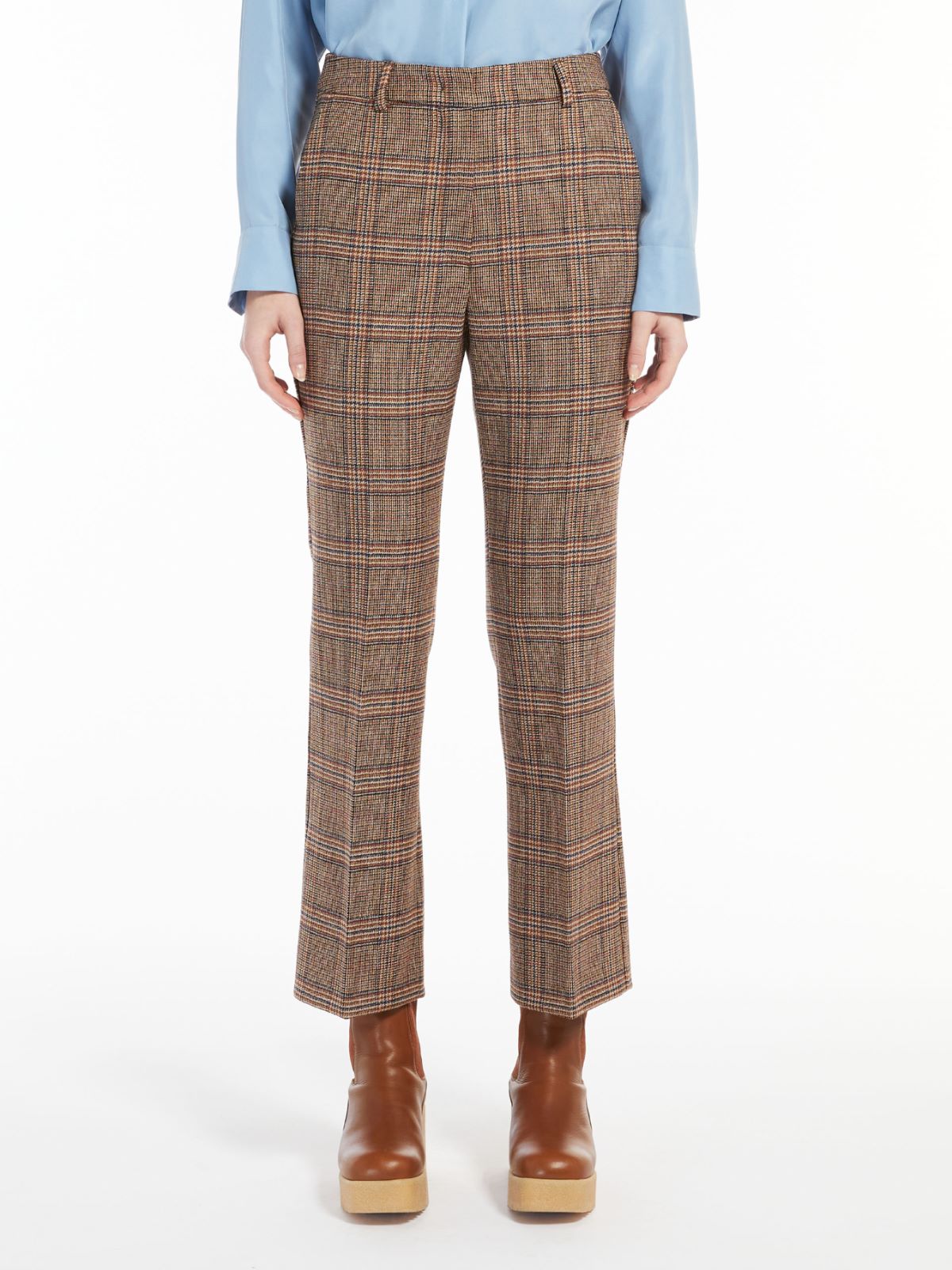 Wool twill trousers - TOBACCO - Max Mara - 2