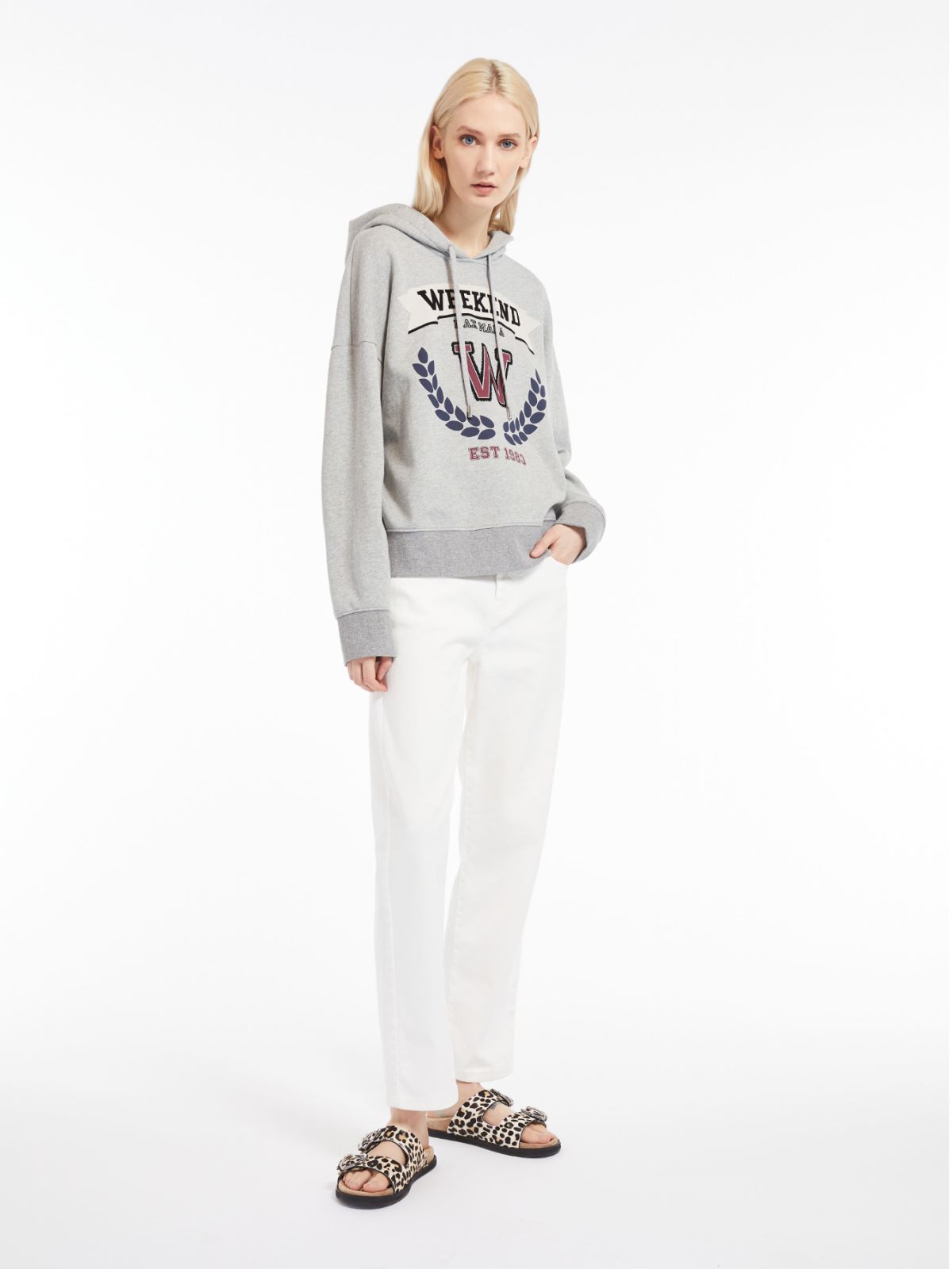 Baumwollhose - WEISS - Max Mara - 4