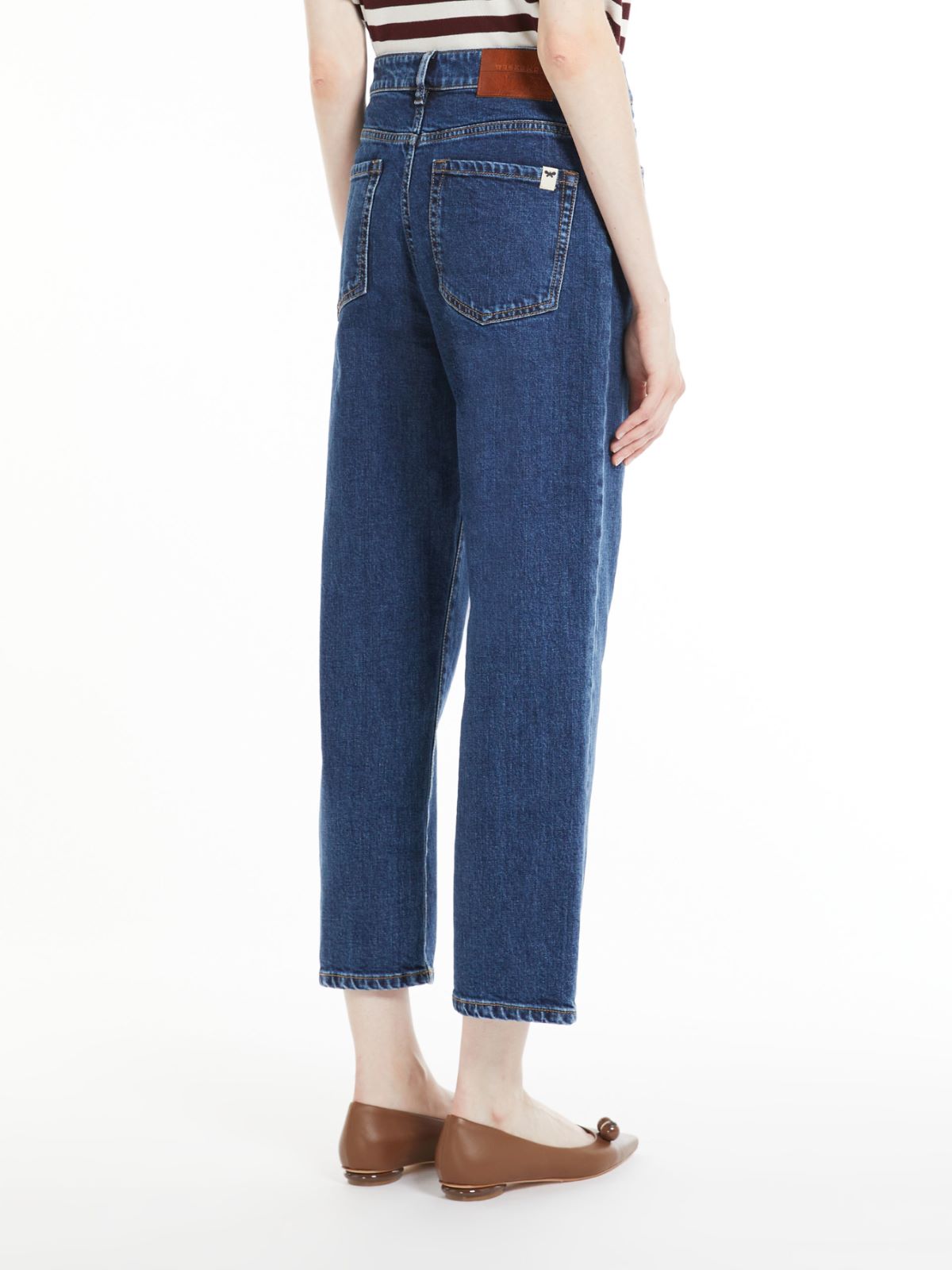 Cotton denim jeans - NAVY - Max Mara - 3
