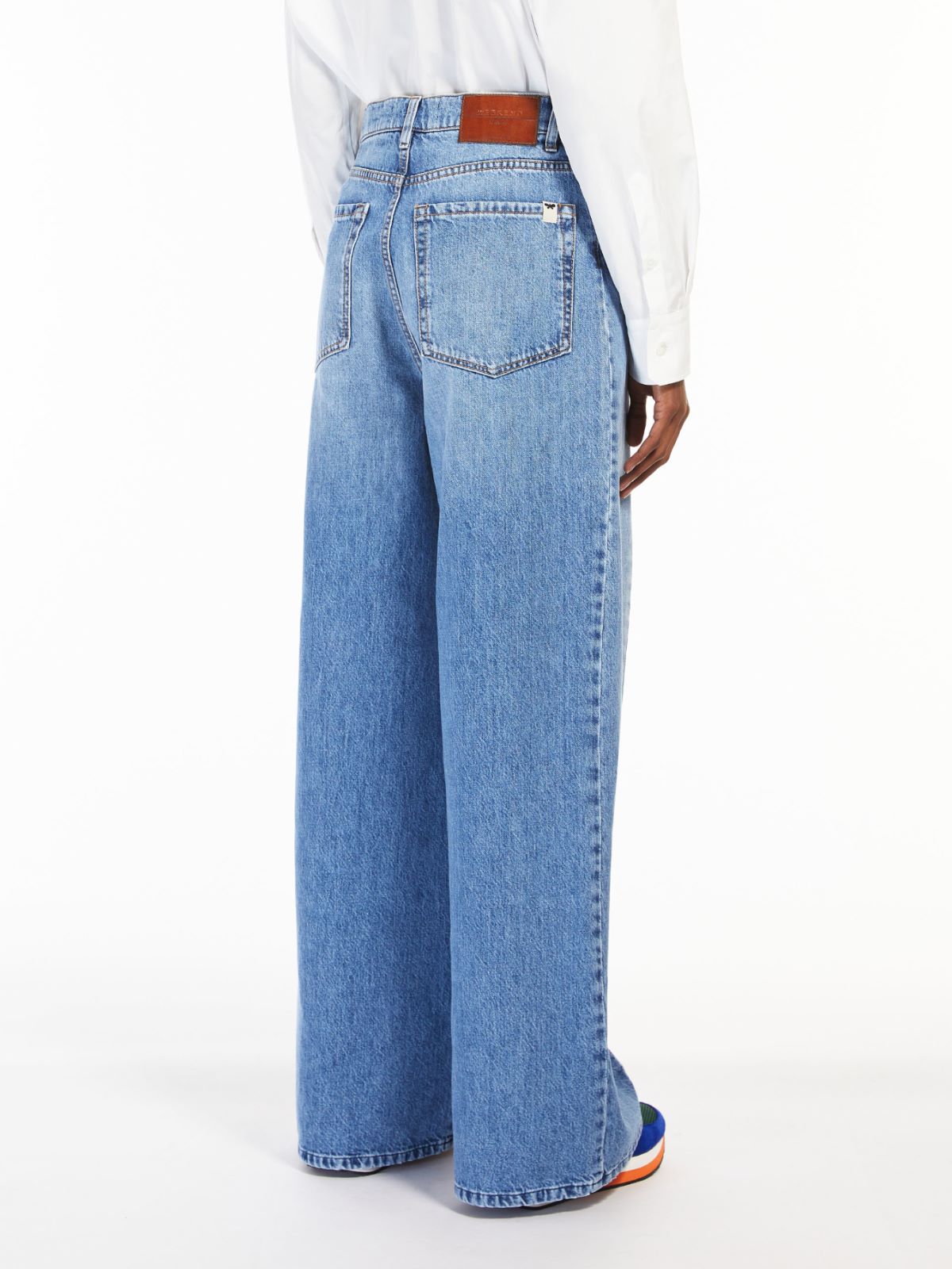 Cotton denim jeans - NAVY - Max Mara - 3