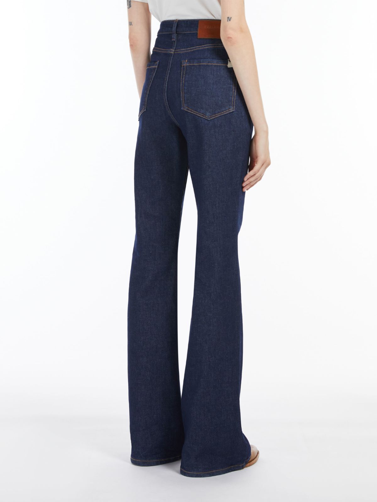 Cotton denim jeans - NAVY - Max Mara - 3