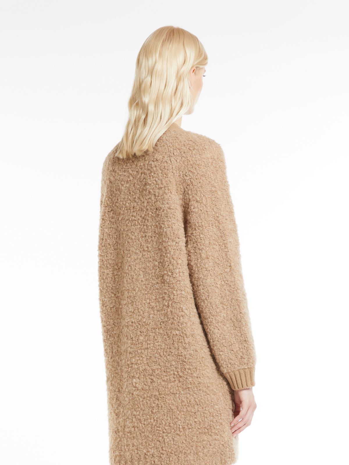 Alpaca bouclé cardigan - CAMEL - Max Mara - 3