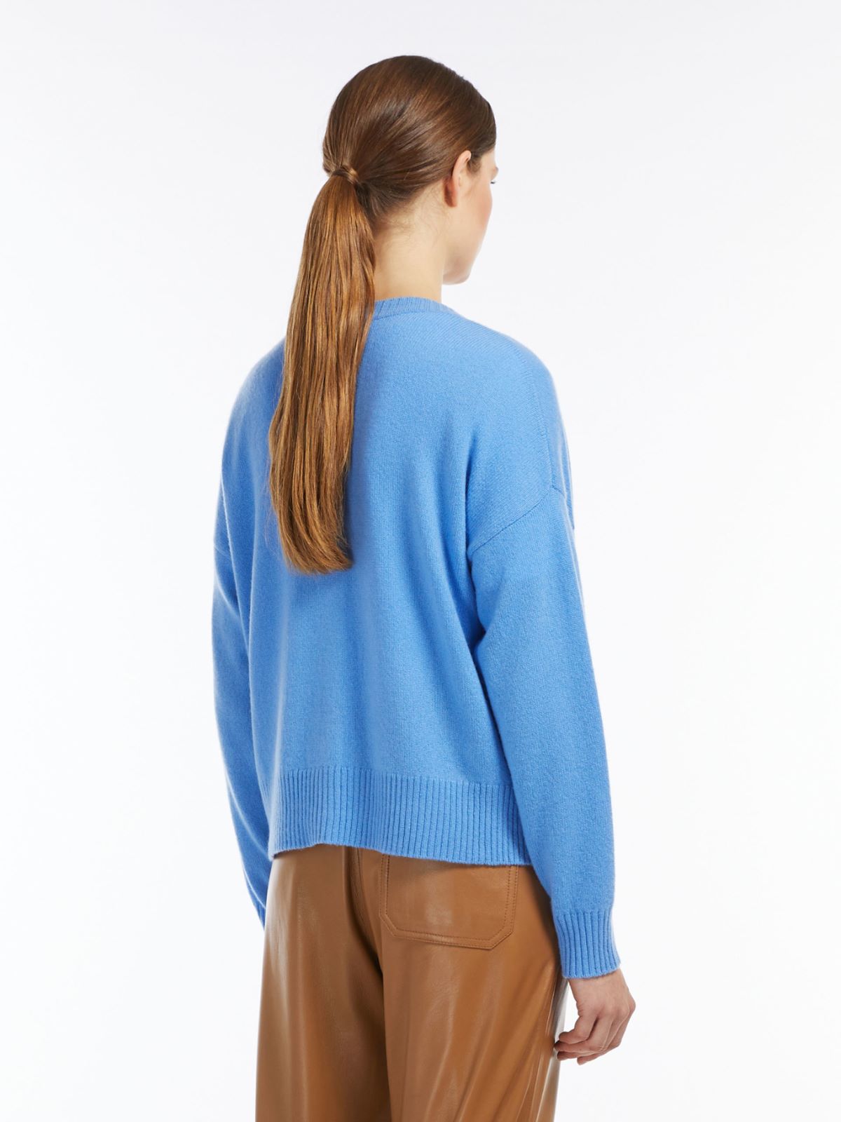 Cashmere cardigan - LIGHT BLUE - Max Mara - 3