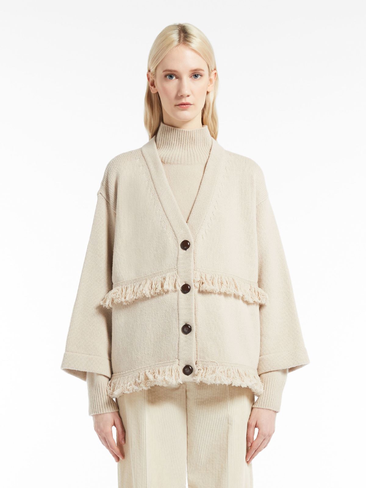 Wool cardigan - BEIGE - Max Mara - 2