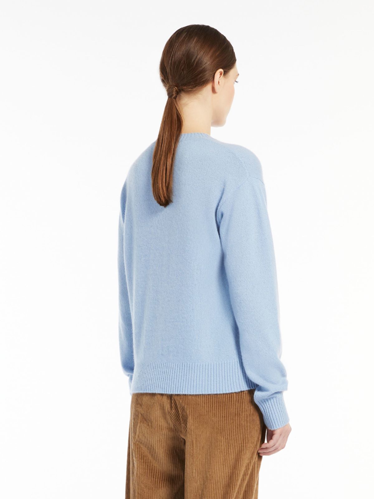 Cashmere yarn sweater - SKY BLUE - Max Mara - 3