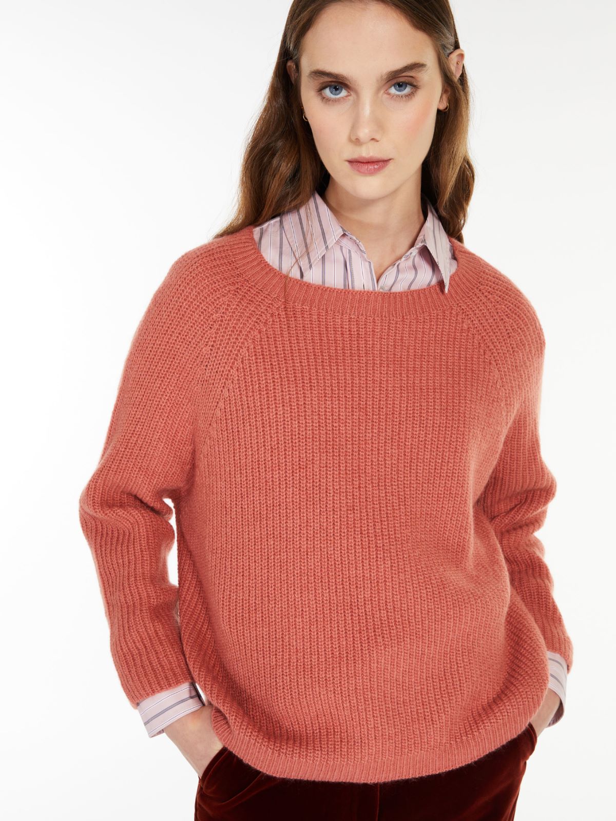 Mohair yarn sweater - ANTIQUE ROSE - Max Mara - 4