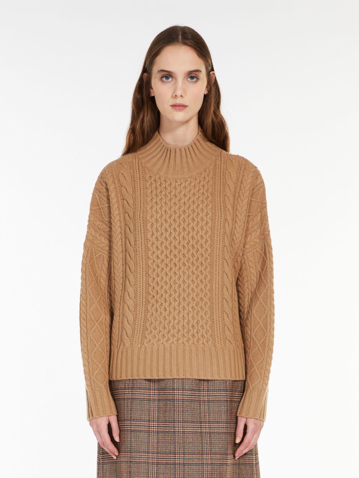 Carded wool yarn sweater - CAMEL - Max Mara - 2