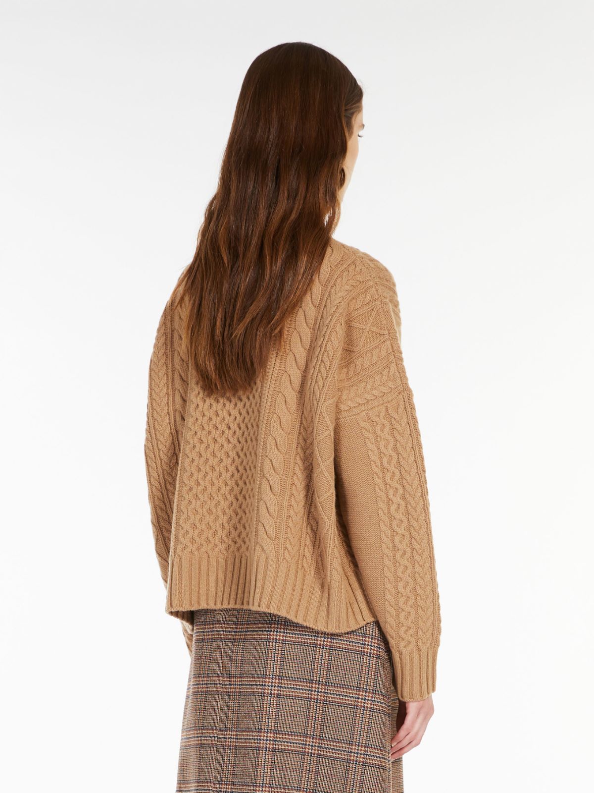Carded wool yarn sweater - CAMEL - Max Mara - 3