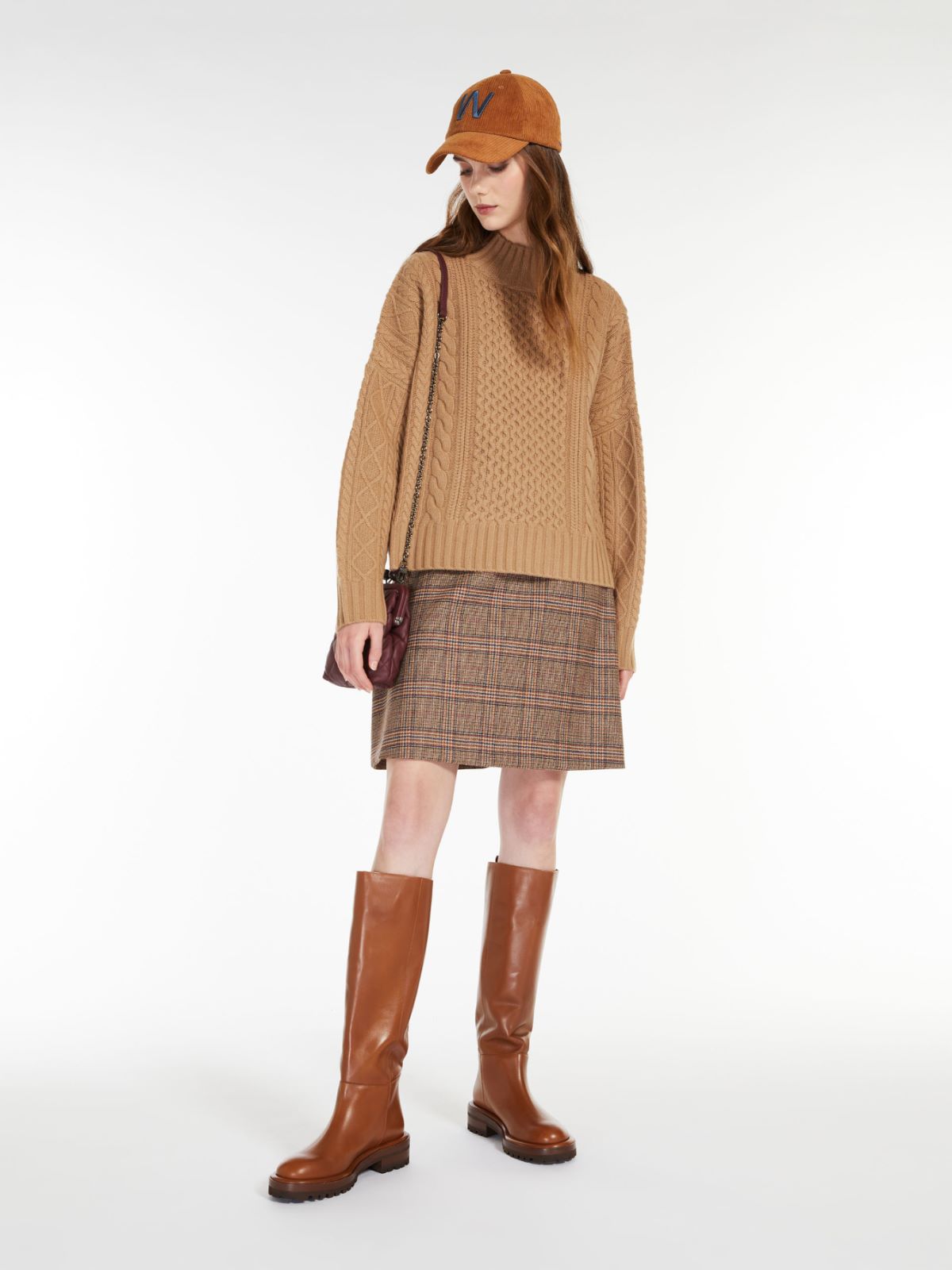Carded wool yarn sweater - CAMEL - Max Mara