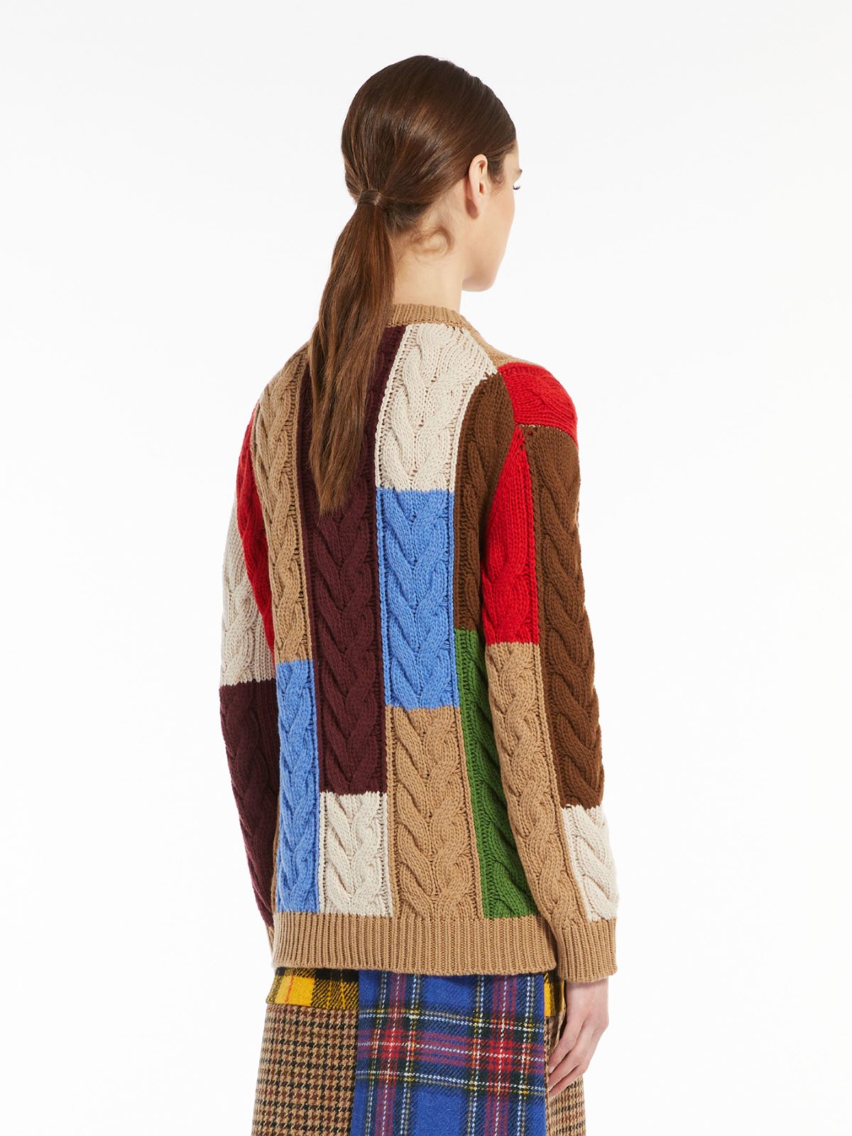 Carded wool sweater - CORNFLOWER BLUE - Max Mara - 3