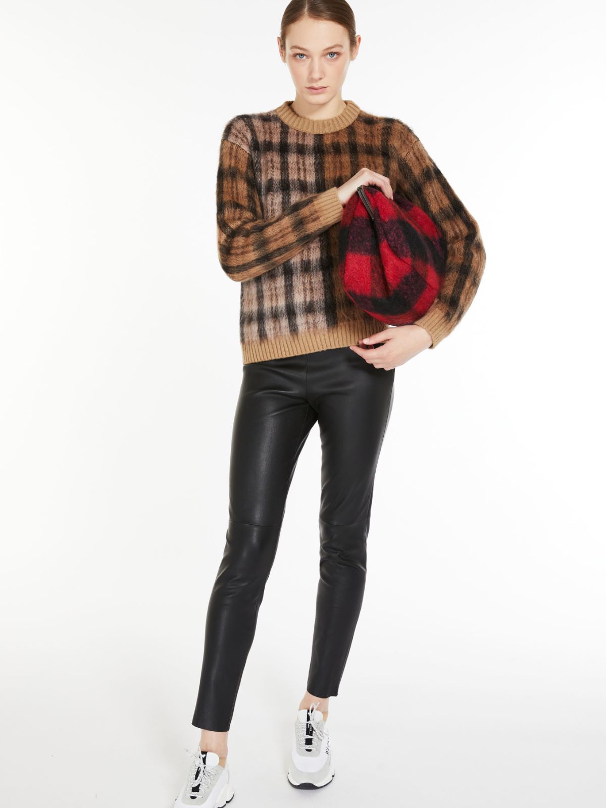 Nappa leather leggings - BLACK - Max Mara