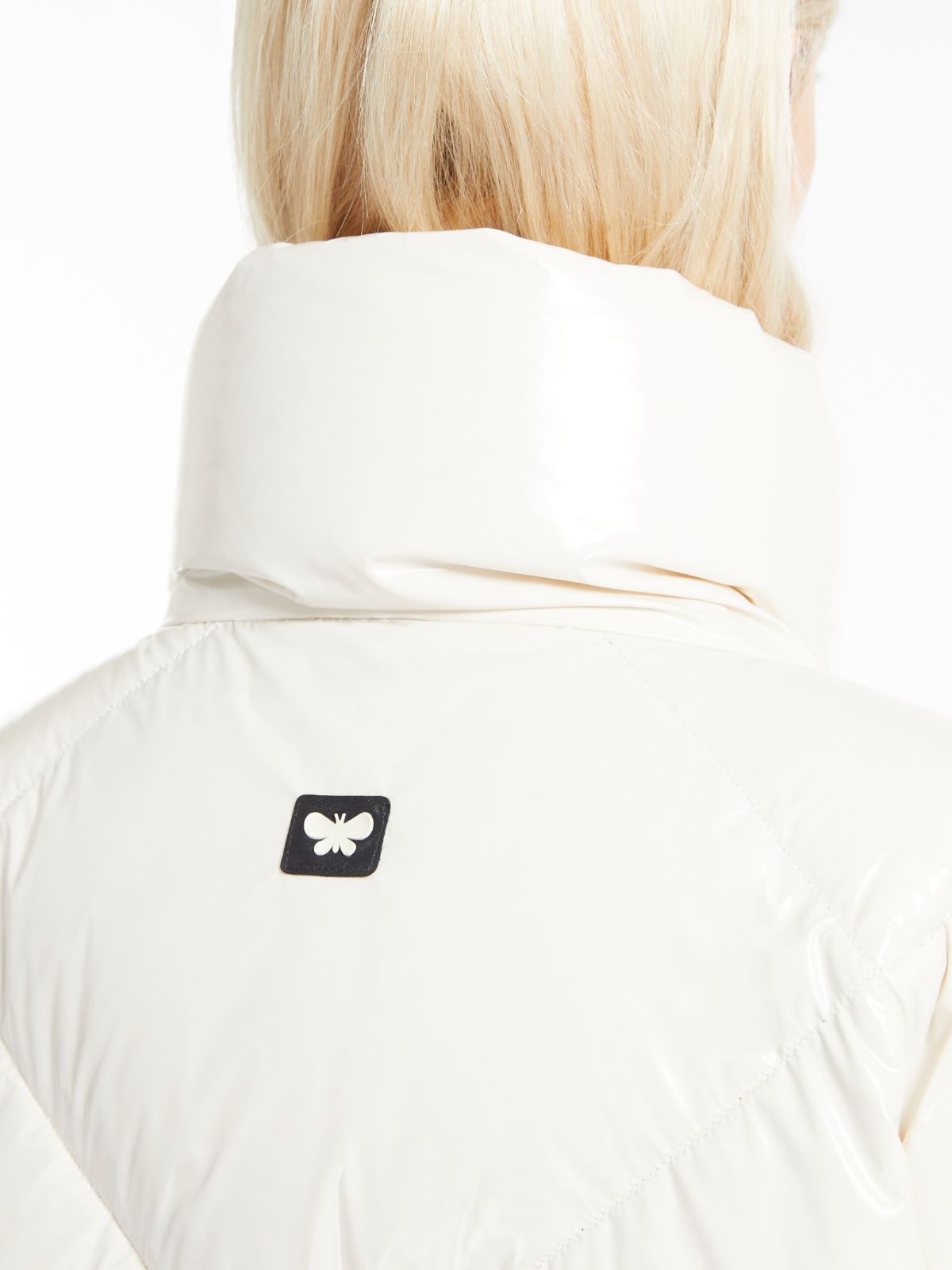 テクニカル キャンバス ダウン ジャケット - ミルク - Max Mara - 4