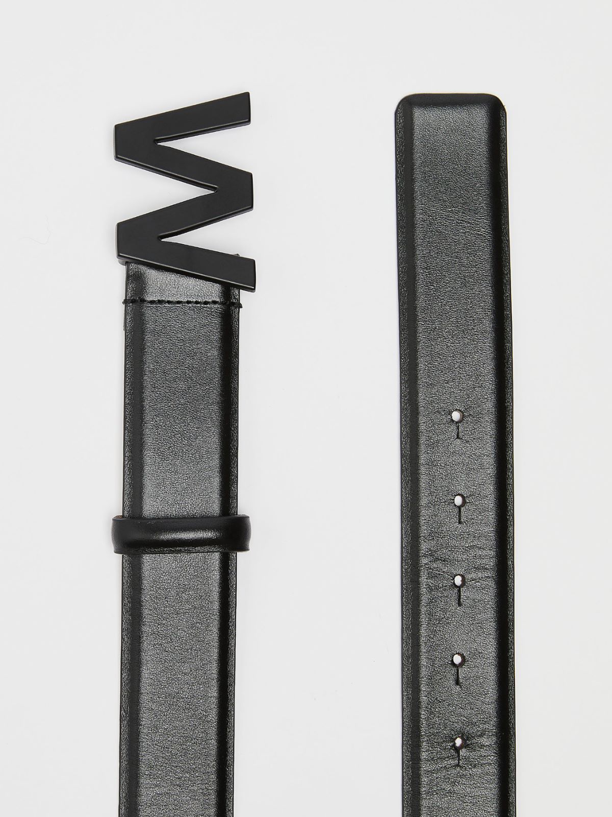 Calfskin belt - BLACK - Max Mara - 2