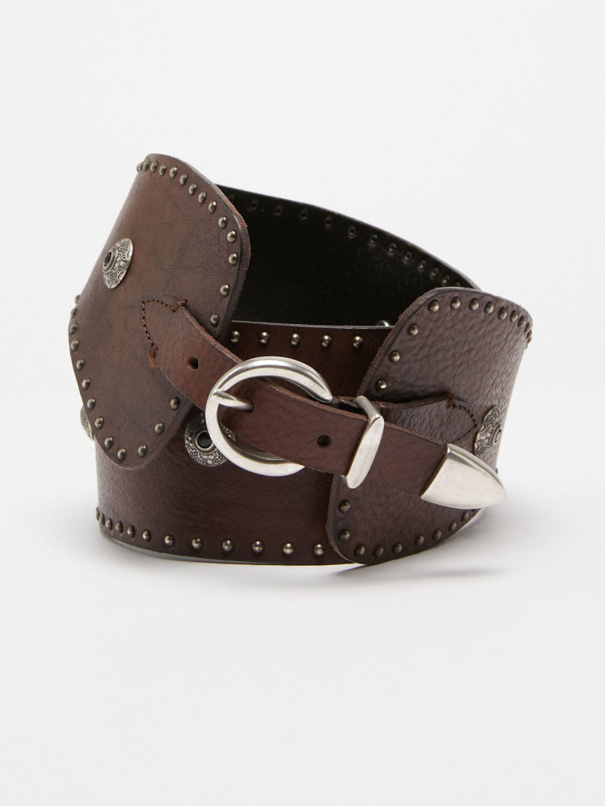 Gaucho-Gürtel - DUNKEL BRAUN - Max Mara