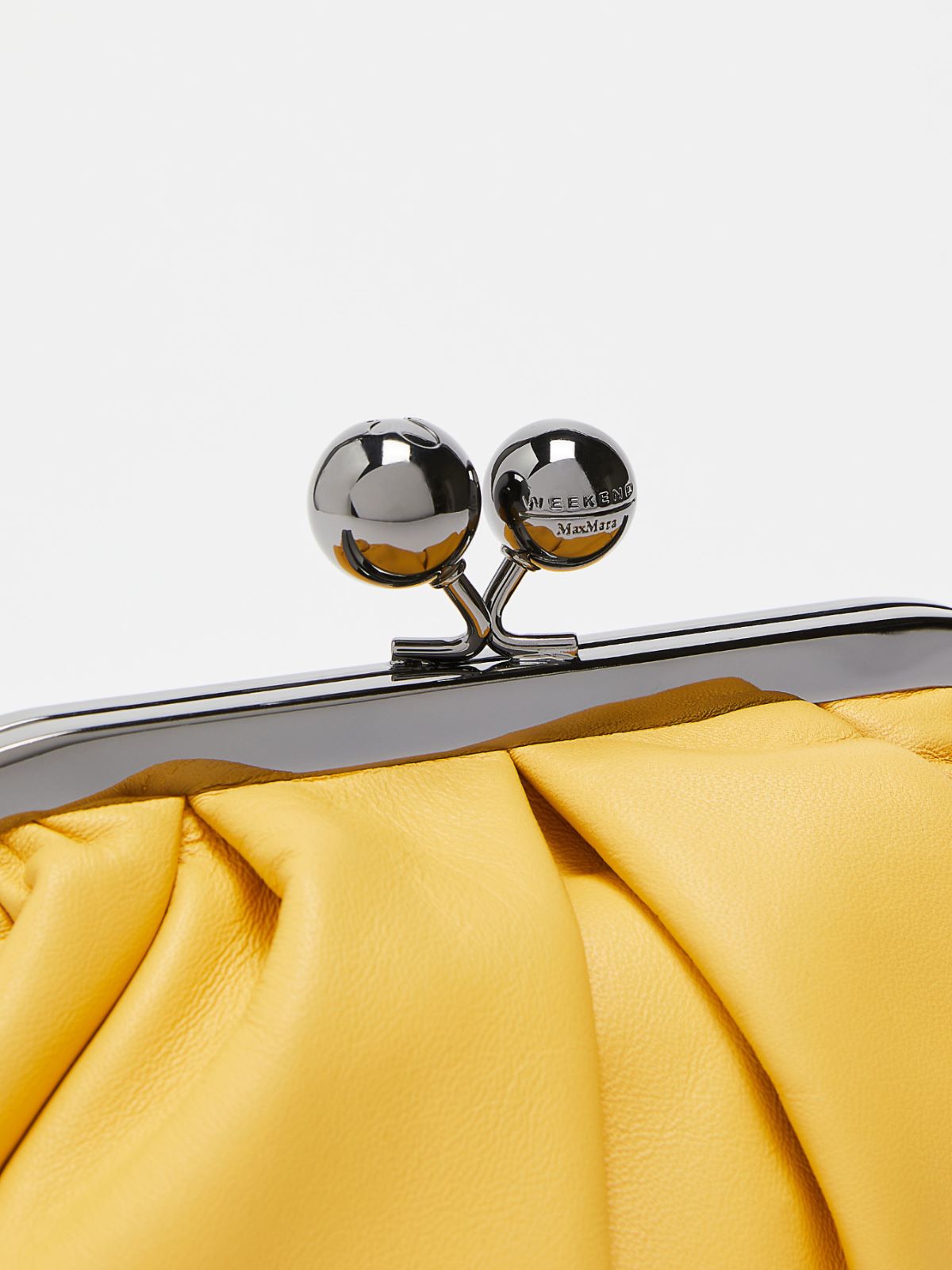 Small leather Pasticcino Bag - BRIGHT YELLOW - Max Mara - 5