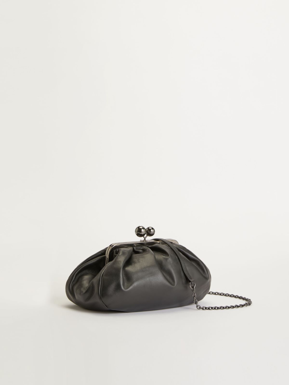 Medium leather Pasticcino Bag - BLACK - Max Mara - 4