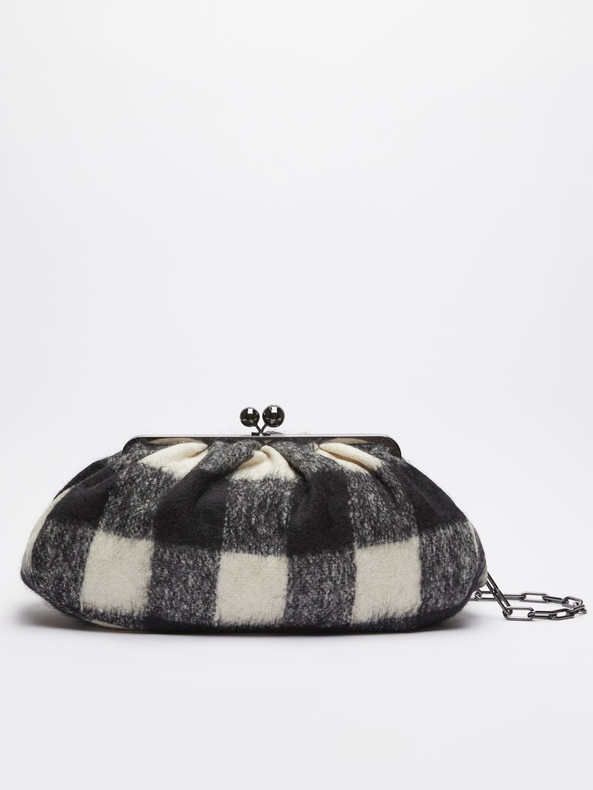 Large wool and alpaca Pasticcino Bag - WHITE - Max Mara - 3