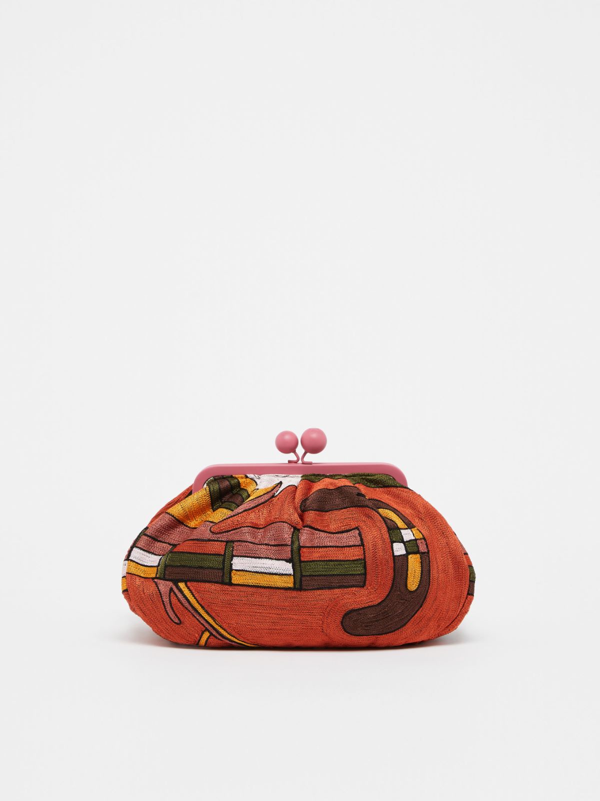 Medium embroidered Pasticcino Bag - KAKI - Max Mara - 3