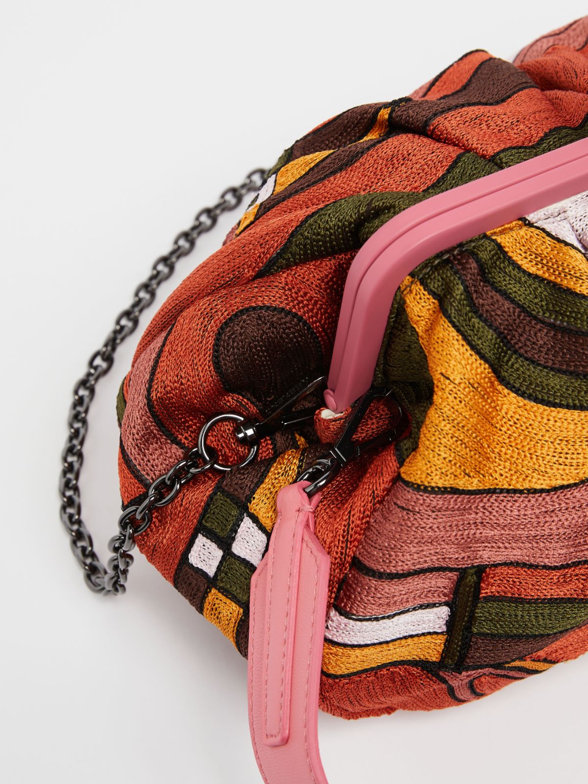 Medium embroidered Pasticcino Bag - KAKI - Max Mara - 4