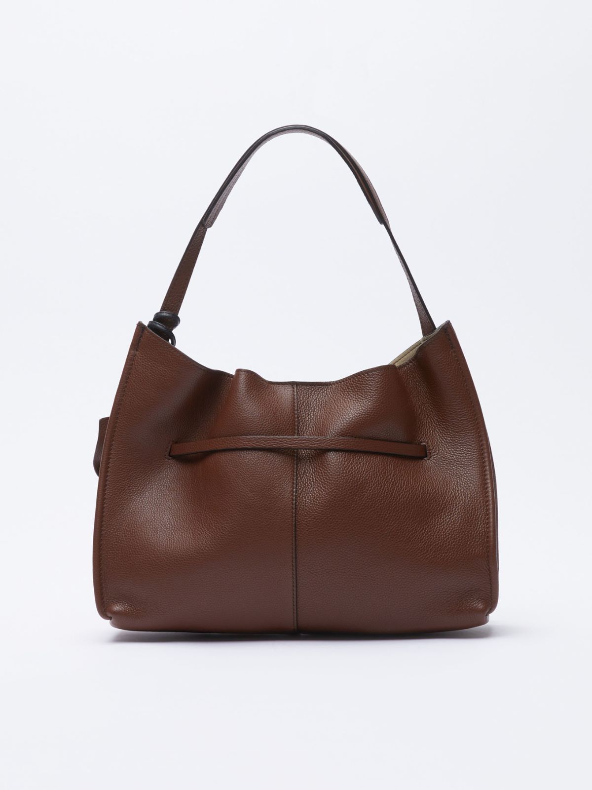 Leather bucket bag - TOBACCO - Max Mara - 3