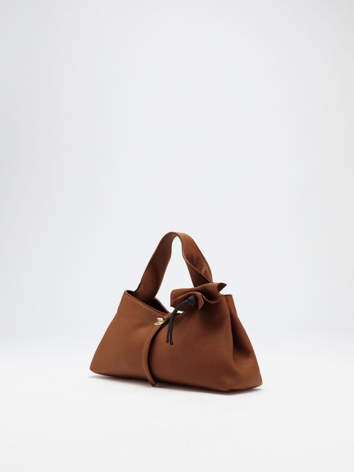 Leather baguette bag - TOBACCO - Max Mara - 2