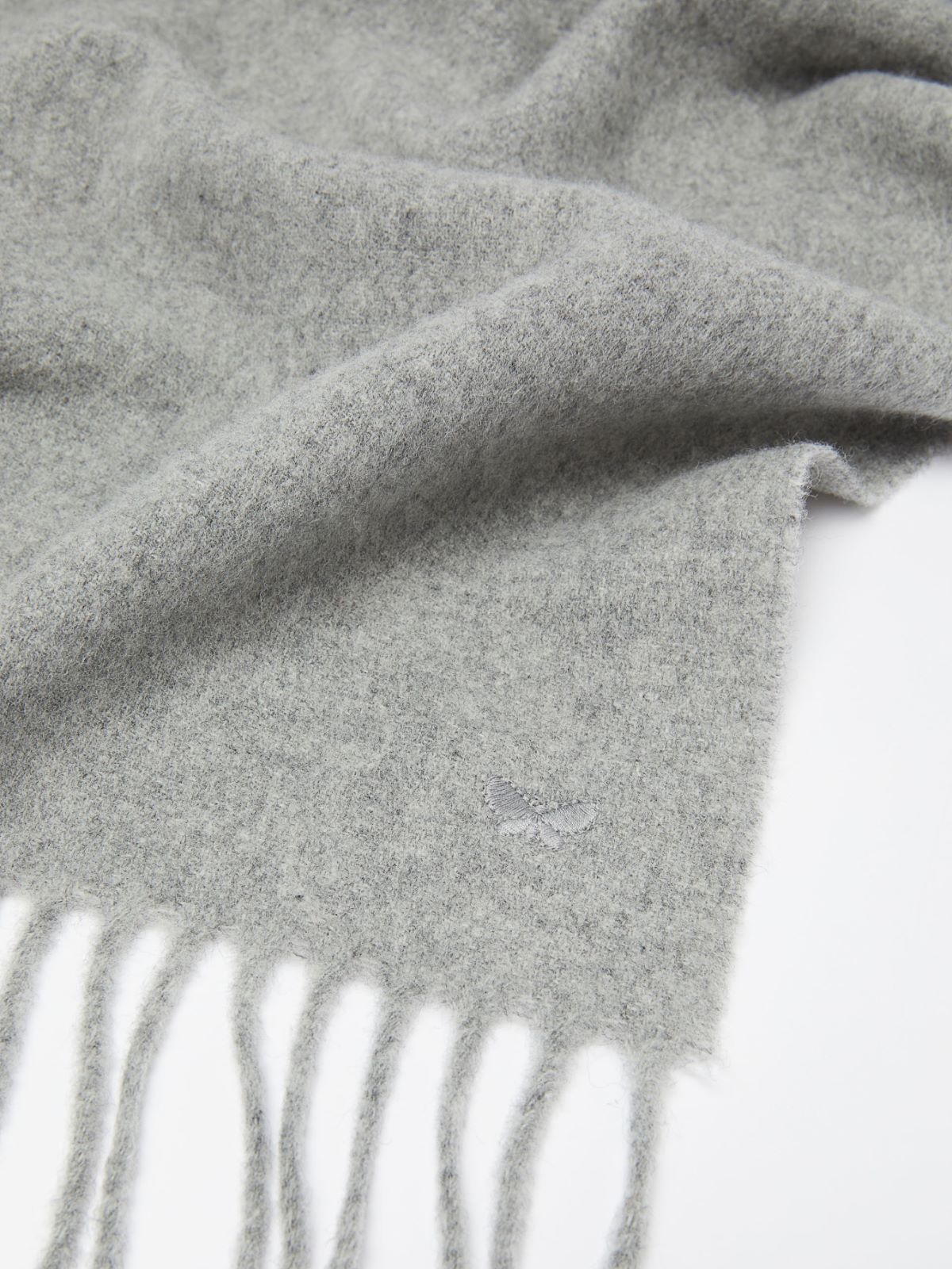 Wool stole - MEDIUM GREY - Max Mara - 3