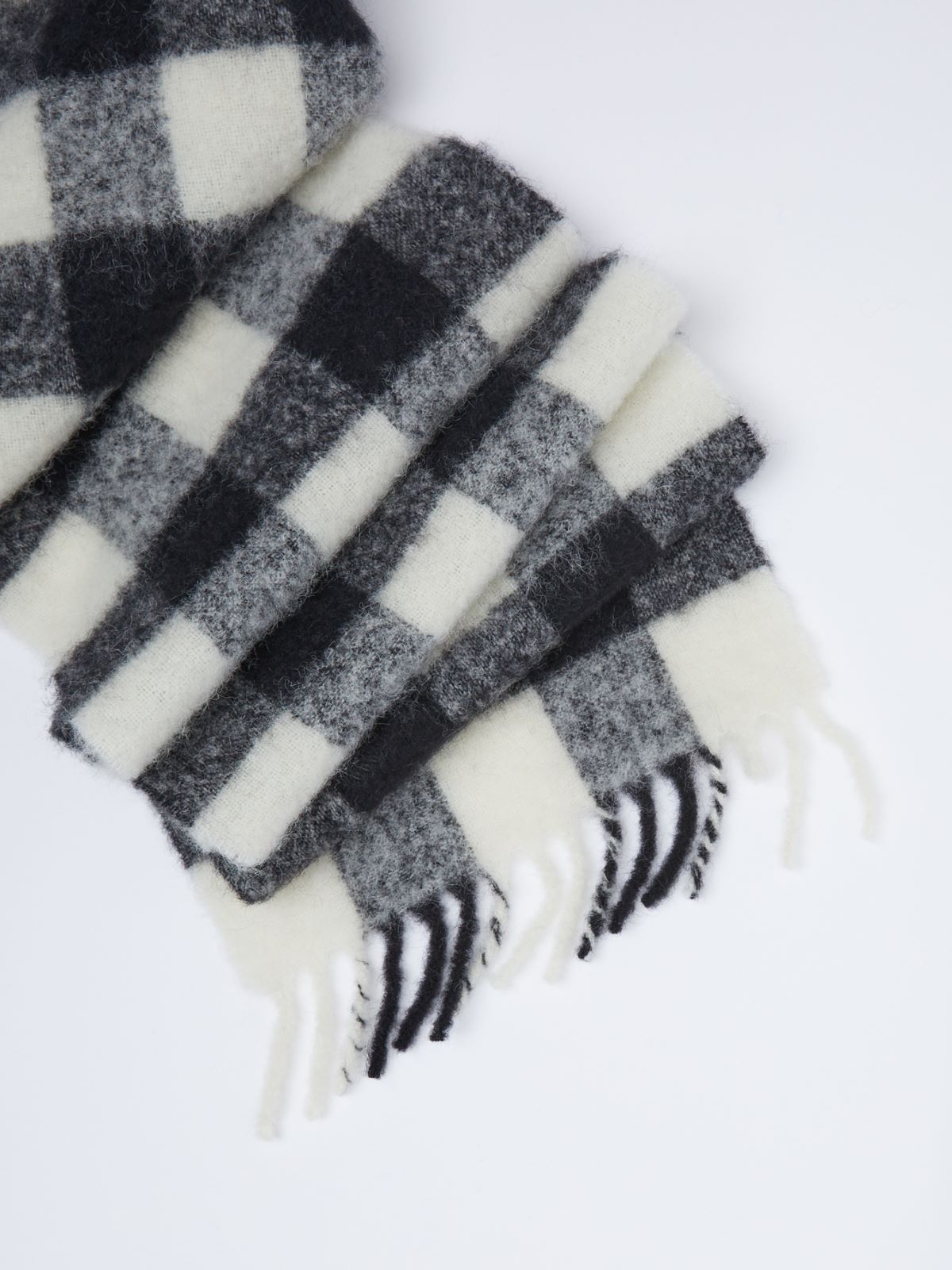 Fringed stole - WHITE - Max Mara - 3