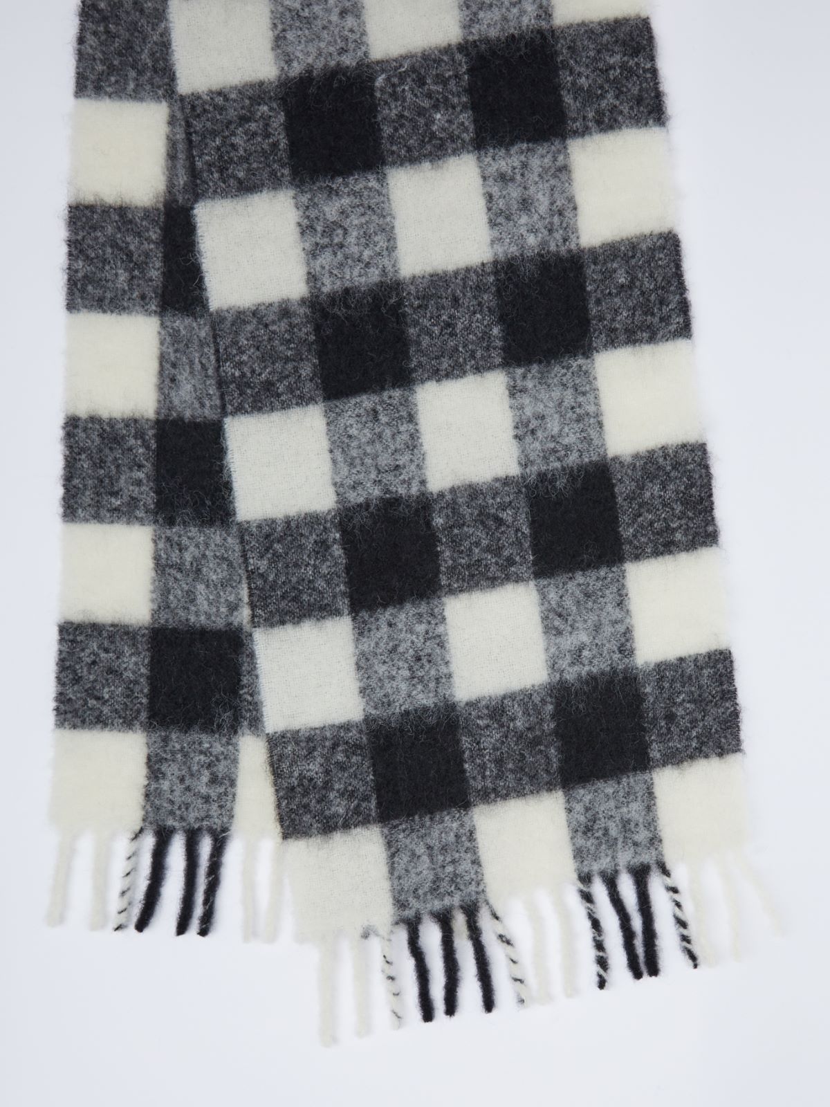 Fringed stole - WHITE - Max Mara