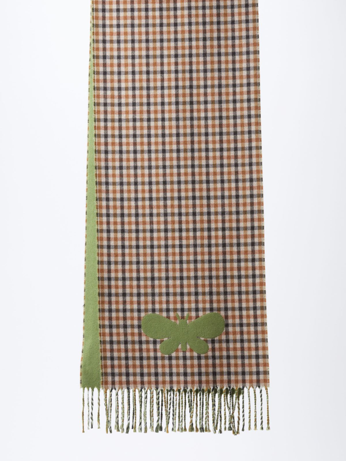 Logo stole - GREEN - Max Mara