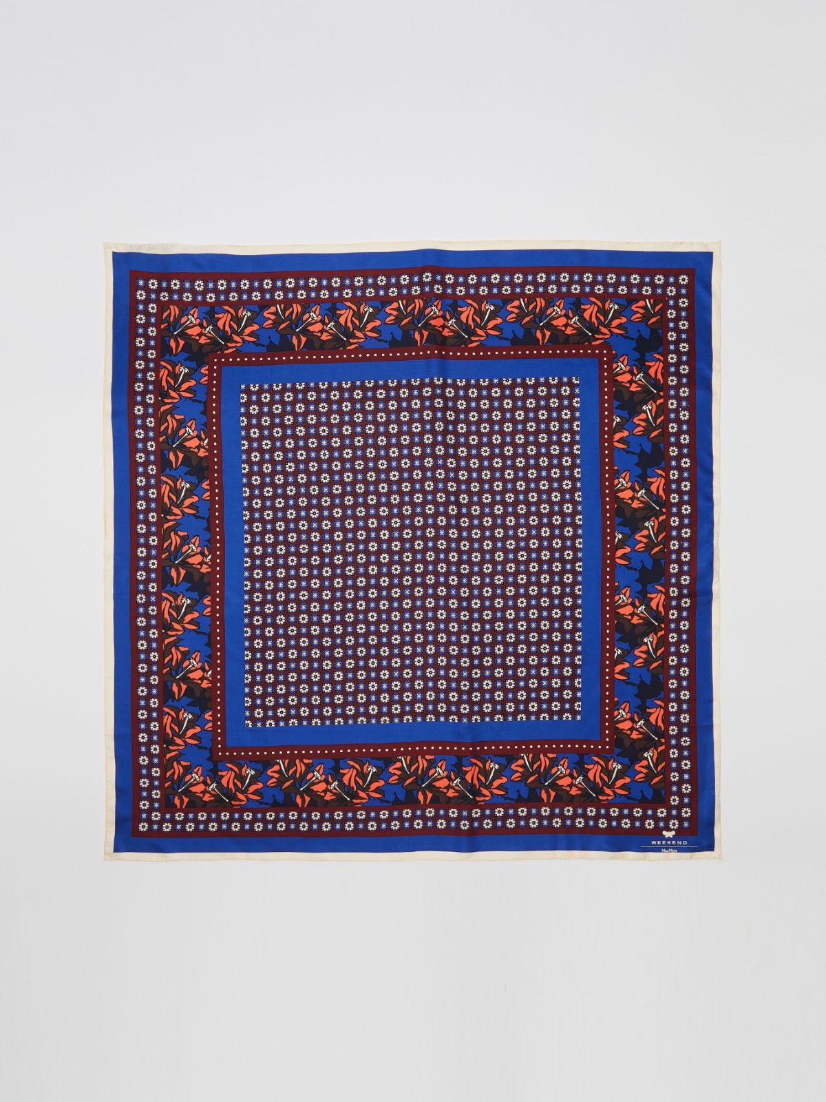 Silk twill neckerchief - OCEAN - Max Mara